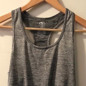 AthleticWorks Size Small Gray Flow Racerback Tank